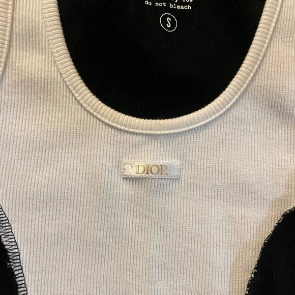 Iamkoko.la | One of a kind “DIOR” logo vintage crop tank size: small - Picture 5 of 7
